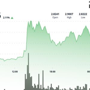 What Next as XRP Consolidates Under $3 as Descending Triangle Narrows