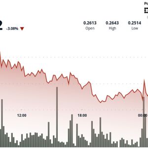 Dogecoin Holds $0.25 Support as Whales Add 30M DOGE Amid 'Ascending Triangle' Pattern