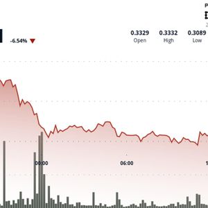 Stellar Drops 5% Breaking Below $0.32 Support