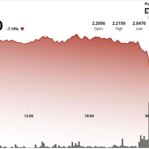 XRP Slides 7% as Technical Breakdown Opens Move to $1.80