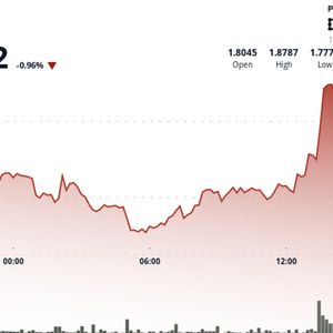 Polkadot's DOT Slips 2% on above average volume