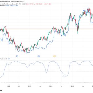 Bitcoin's correlation with troubled software stock sector is growing