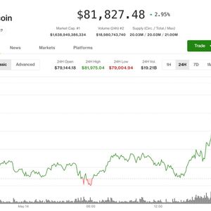 Bitcoin hits $82,000, Coinbase leads crypto stock gains as Clarity act advances