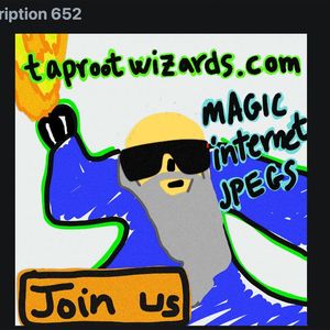 Giant Bitcoin 'Taproot Wizard' NFT Minted in Collaboration With Luxor Mining Pool