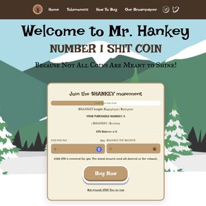 New Shitcoin Presale Raises $200,000 in 30 Minutes – Here’s Why Mr Hankey Coin is the Next 100x Crypto