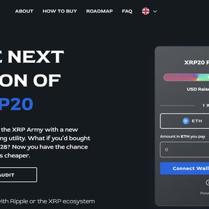 XRP Price Slips on SEC Appeal While Safer Alternative XRP20 Fundraising Accelerates Past $1.8m