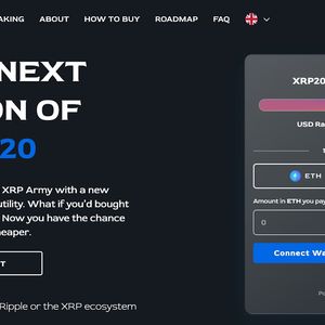 XRP20 Blasts Off as 22% of Presale Supply Staked For 109% APY in Less Than 24 Hours – Presale Raises $2.7m, Selling Out Fast