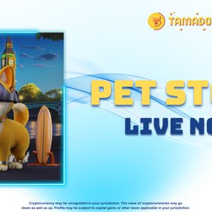 Web3 Gaming – Tamadoge Launches Pet Store and Special Anniversary Burn and Giveaway