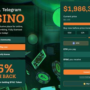 Top Crypto Casino Presale $TGC Cracks $2M Raised as Traders Flock to TG Casino on Telegram