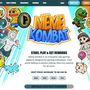 BONK Price Pumps 667% as Meme Kombat Gaming Gem Prepares to Be the Meme Coin to Rule Them All