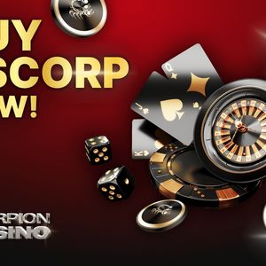 Scorpion Casino Starts Providing Holders a Passive Income With $100K Paid Out – Here’s Why You Don’t Want to Miss Out.