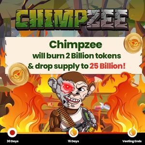 Chimpzee Announces 2M Token Burn Before Debut Exchange Listing to Fuel Initial Price Action and FOMO