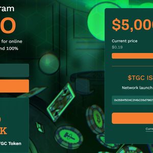Top GambleFi Presale TG.Casino Heads For $TGC DEX Launch Today – Don’t Miss Out!
