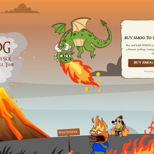 New Solana Meme Coin Smog Explodes Onto Jupiter DEX With Airdrop Campaign