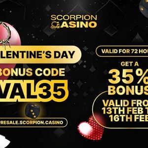 Viral Passive Income Casino Platform Offers Incredible Valentine’s Day Bonus Offer As Presale Approaches Conclusion – $4.1 Million Already Raised.