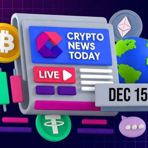 [LIVE] Crypto News Today: Latest Updates for Dec. 15, 2025 – Crypto Markets Slide as Layer 2 Tokens Lead Losses; Bitcoin Briefly Dips Below $88K