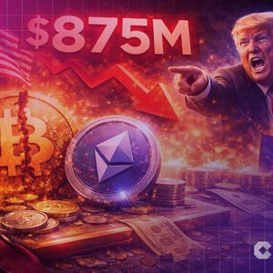 $875 Million Wiped Out as Trump’s Europe Tariffs Trigger Crypto Crash