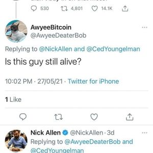 Bitcoin Price Up 1.6 Million Percent Since Infamous Nick Allen 'Mess Tweet'