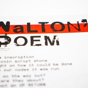 Walton's Poem