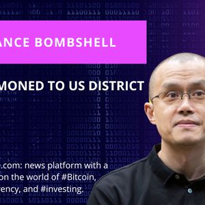 Binance CEO Summoned by US District Court in Washington, DC