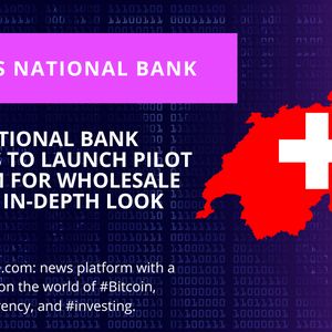 SNB Gears Up to Launch a Pilot Program for Wholesale CBDC