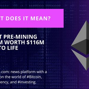 Dormant Ethereum from Pre-Mining Period Worth $116M is now Active