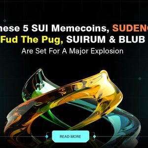 These 5 SUI Memecoins Are Set for a Major Explosion: SUDENG, Fud The Pug, SUIRUM & BLUB