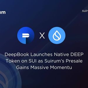 DeepBook Protocol Launches Native DEEP Token on SUI as Suirum’s Presale Gains Massive Momentum
