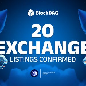 BlockDAG Confirms 20 Major Exchange Listings, Powers Past $336M Presale As AAVE Fades And DOGE Slips
