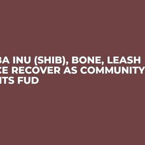 Shiba Inu (SHIB), BONE, LEASH Price Recover as Community Fights FUD