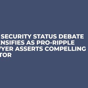 XRP Security Status Debate Intensifies as Pro-Ripple Lawyer Asserts Compelling Factor
