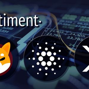 XRP, ADA and SHIB are Undervalued, Santiment Says