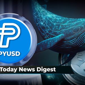 PayPal Launches Its Own Stablecoin, Dogecoin Creator Reacts to DOGE in New Futurama Season, SHIB Whales Buy 11 Trillion SHIB in 2 Days: Crypto News Digest by U.Today