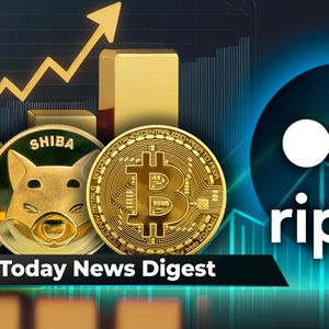XRP, SHIB and BTC Adoption Surges Thanks to New Partnership, Ripple's Top Execs Show New Trial Schedule, SHIB Hits New Milestone: Crypto News Digest by U.Today
