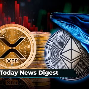 XRP Plummets Dramatically, SHIB Might See Shocking Reversal, Massive ETH Whale Continues to Sell: Crypto News Digest by U.Today