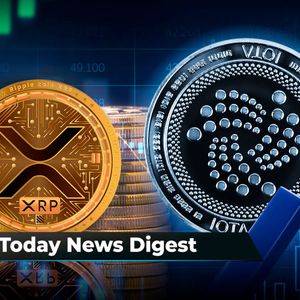 XRP Price up as Ripple Scores Win Against SEC, IOTA Achieves Milestone with New Upgrade; SHIB, XRP, DOGE Adoption Expands to Two US States: Crypto News Digest by U.Today