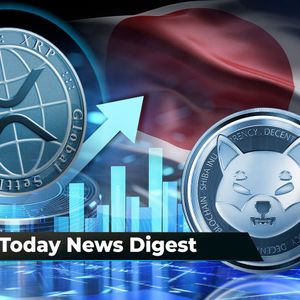 XRP Price Suddenly Jumps, SHIB Listed by Japanese Crypto Exchange, Cardano Founder Addresses XRP Army's Ethereum Conspiracy: Crypto News Digest by U.Today