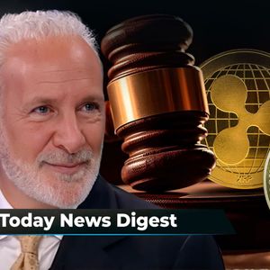 Ripple Triumphs as Judge Dismisses Charges Against Top Execs, Peter Schiff Predicts BTC Crash Ahead of ETF Verdict, Shibarium Gets New Feature: Crypto News Digest by U.Today