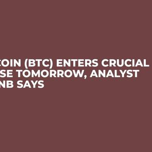 Bitcoin (BTC) Enters Crucial Phase Tomorrow, Analyst PlanB Says