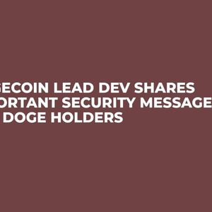 Dogecoin Lead Dev Shares Important Security Message for DOGE Holders