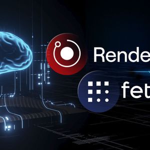 Crypto AI Tokens Render, Fetch.AI Join Market Surge With Double-Digit Growth