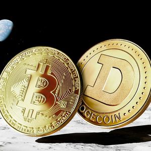 Dogecoin and Bitcoin Head to the Moon with Epic Rocket Launch Today