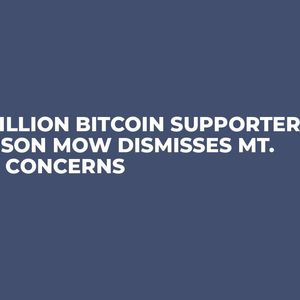 $1 Million Bitcoin Supporter Samson Mow Dismisses Mt. Gox Concerns