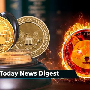 'Ripple Is Wrong' Claims SEC In New Filing, Shibarium Announces New Era in SHIB Burns, Arthur Hayes Predicts Crucial BTC Bottom to Watch: Crypto News Digest by U.Today