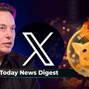 Elon Musk Shares Insights on X Payments, DOGE Army Abuzz; SHIB Burn Rate Surges 4,240%; Tesla Reveals Its Bitcoin Holdings: Crypto News Digest by U.Today