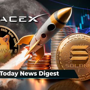 SpaceX Accepts DOGE Payment for Rescheduling DOGE-1 Lunar Mission, Solana's Fall Explained, Shytoshi Kusama Hints at 'Something About SHIB': Crypto News Digest by U.Today