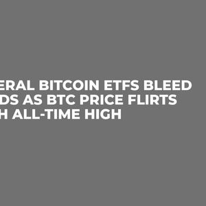 Several Bitcoin ETFs Bleed Funds as BTC Price Flirts with All-Time High
