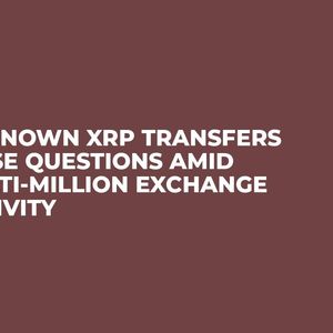 Unknown XRP Transfers Raise Questions Amid Multi-Million Exchange Activity