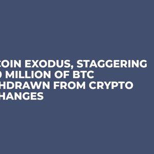 Bitcoin Exodus, Staggering $750 Million of BTC Withdrawn From Crypto Exchanges