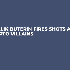 Vitalik Buterin Fires Shots at Crypto Villains